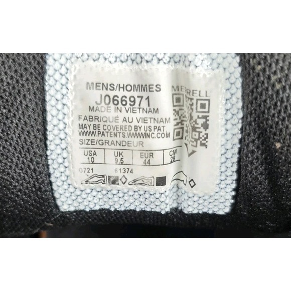 Merrell Mens Moab Night Sky Flight Galactic Trail Running Shoes Vibram Size 10 - Picture 9 of 10